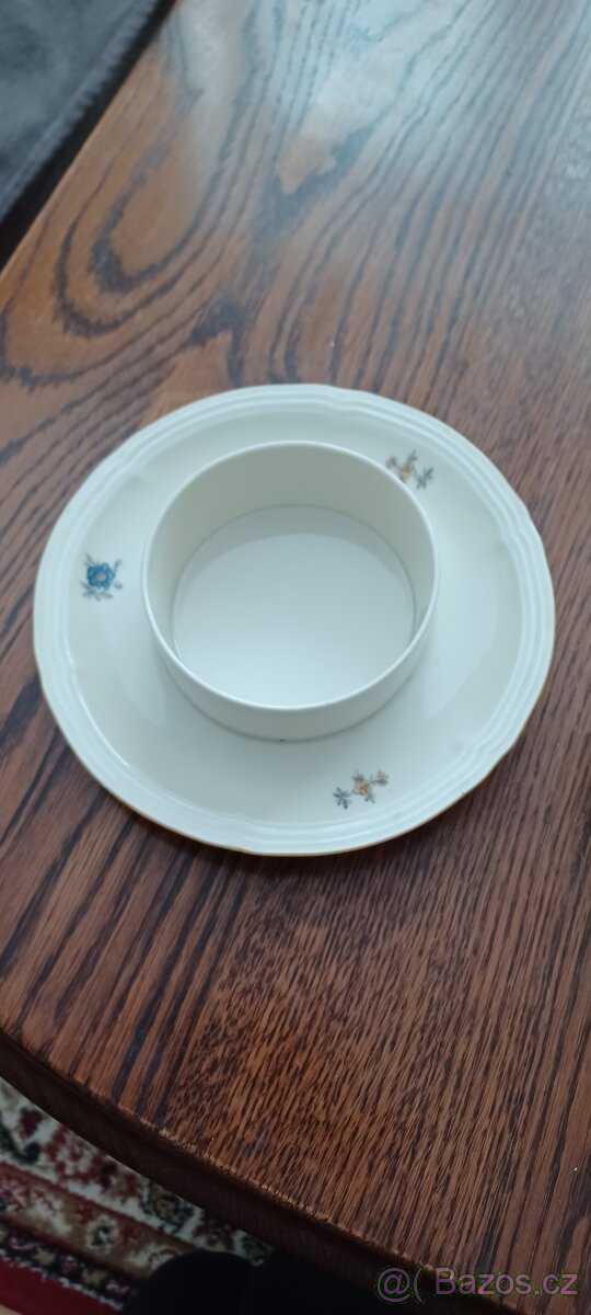 Porcelánová dóza na máslo - 2