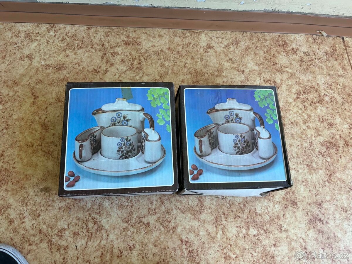 Kávový set 80 90 léta - 2