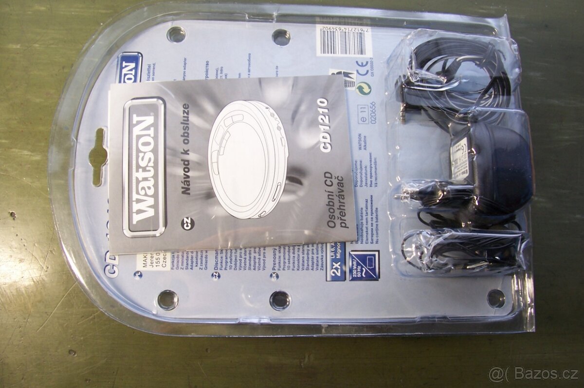 CD PŘEHRAVÁČ WATSON CD 1210 + SADA - 2