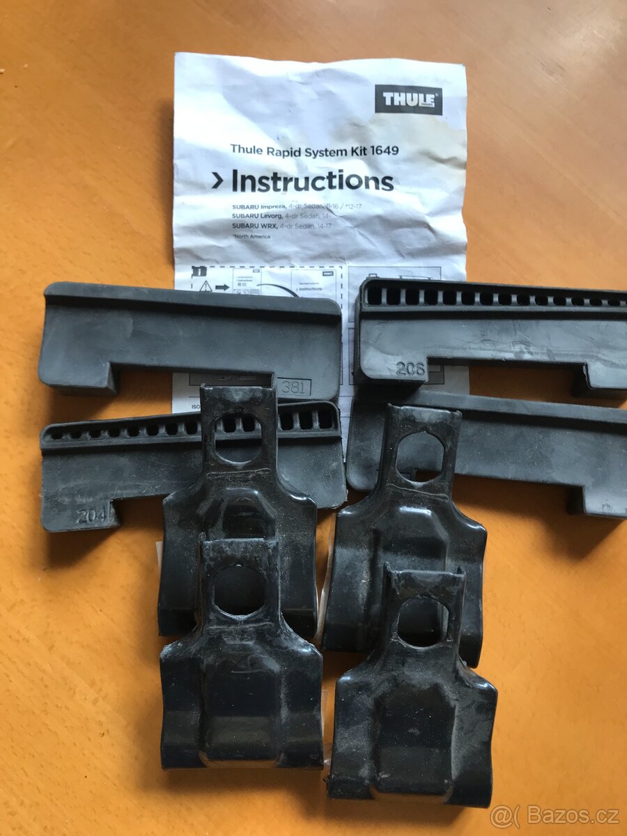 Thule kit 1649 Subaru, 1207 Chevrolet, Daewo - 2