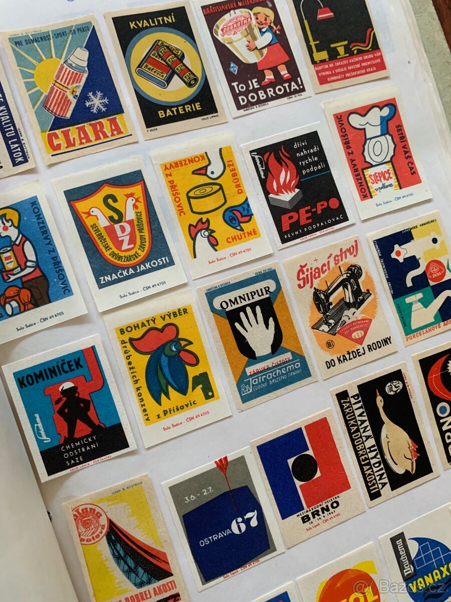 Sbírka zápalkových nálepek - 2