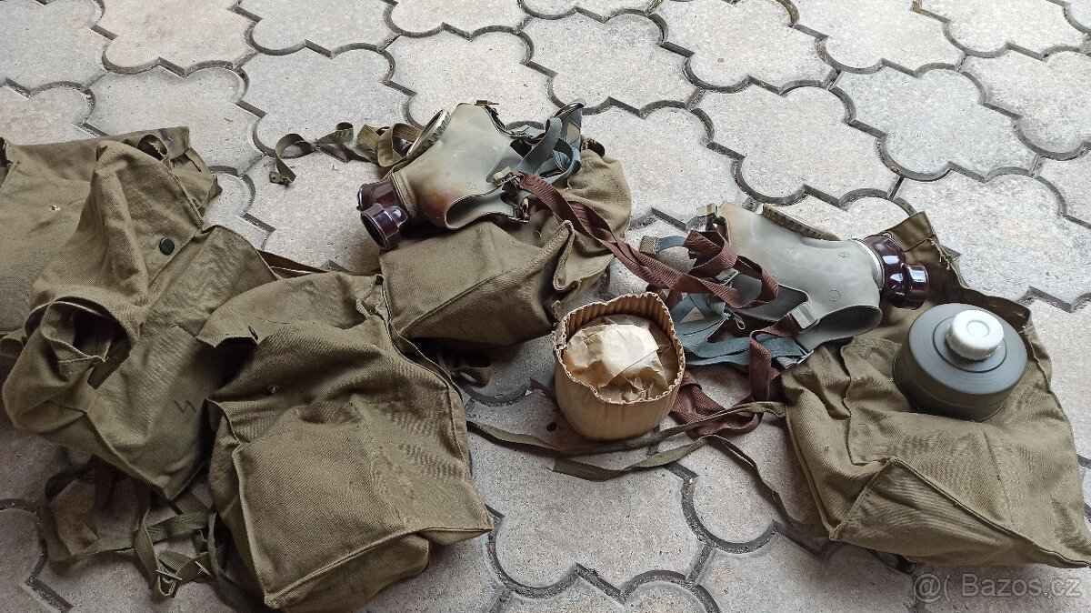 Plynová maska, vojenská kukla - 2