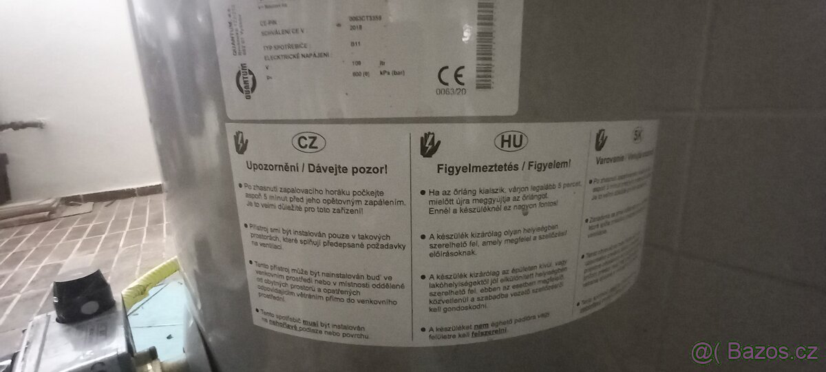 Plynový ohřívač vody Qantum Q7 EU 30 Nors/e - 2