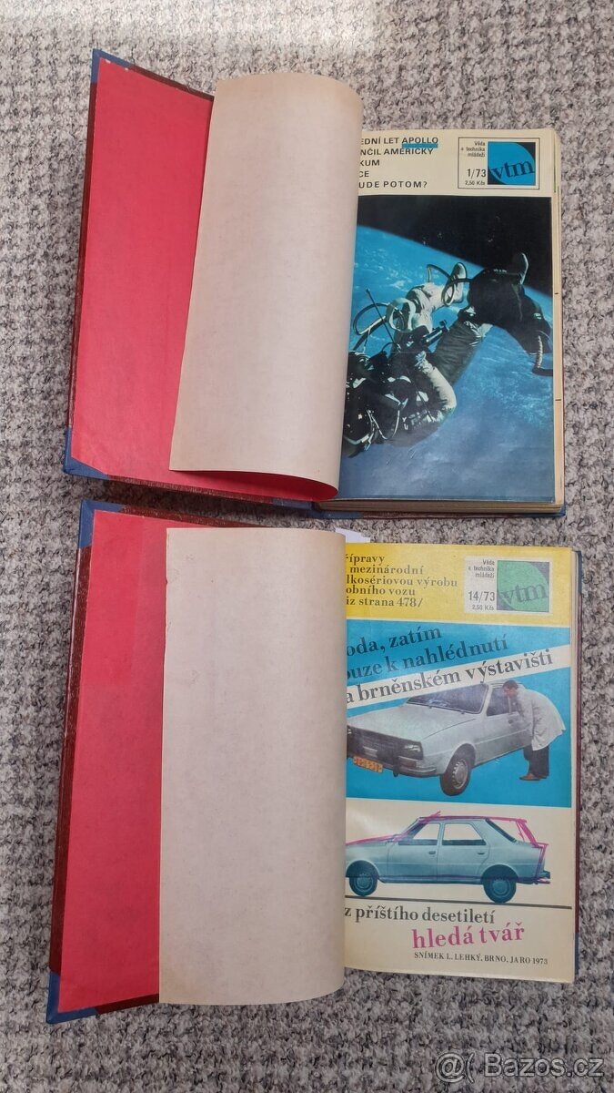 Prodám svázané časopisy Věda a Technika Mládeži VTM - 2