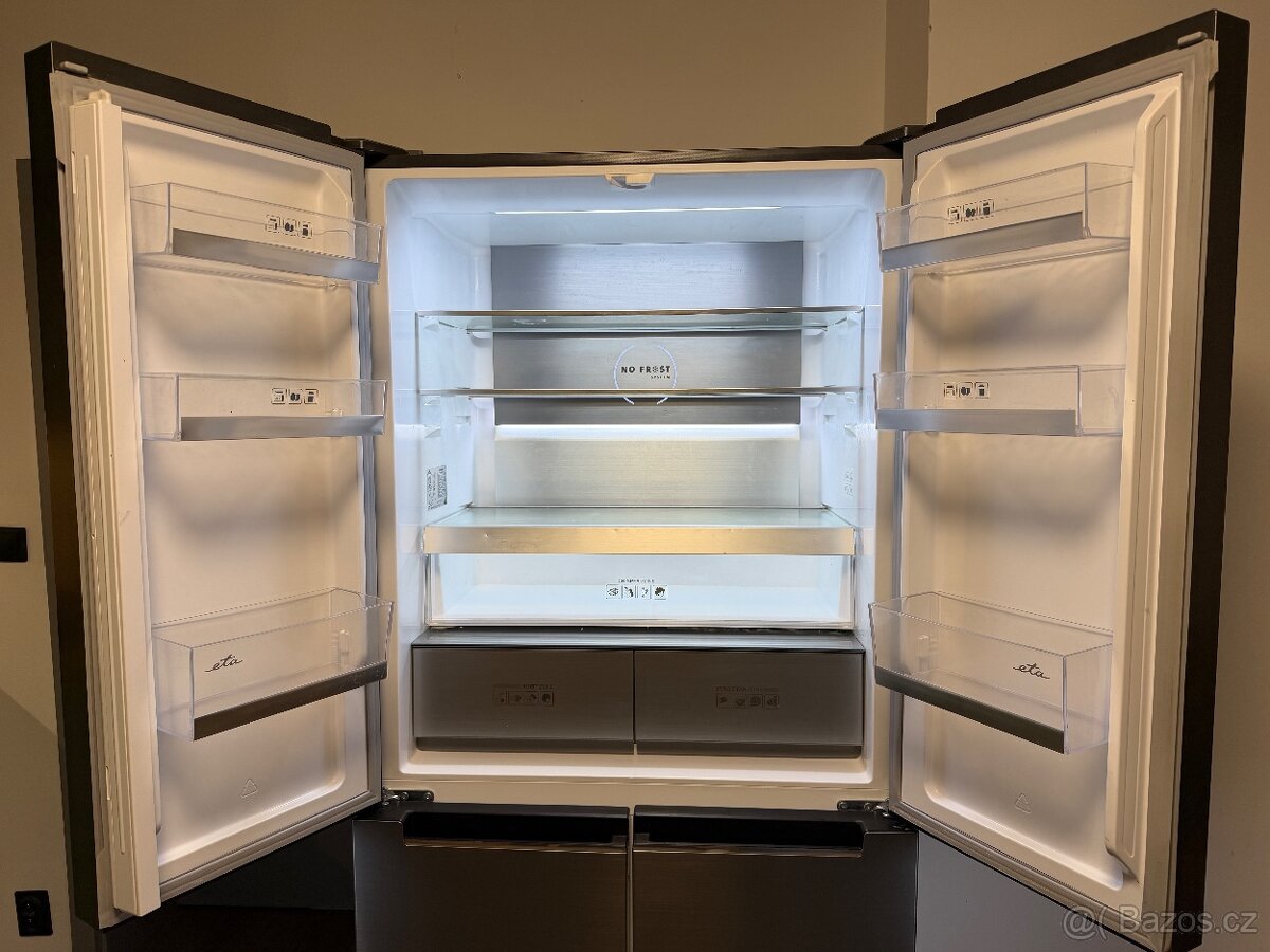 Americká lednice ETA 274290010 nerez - 2