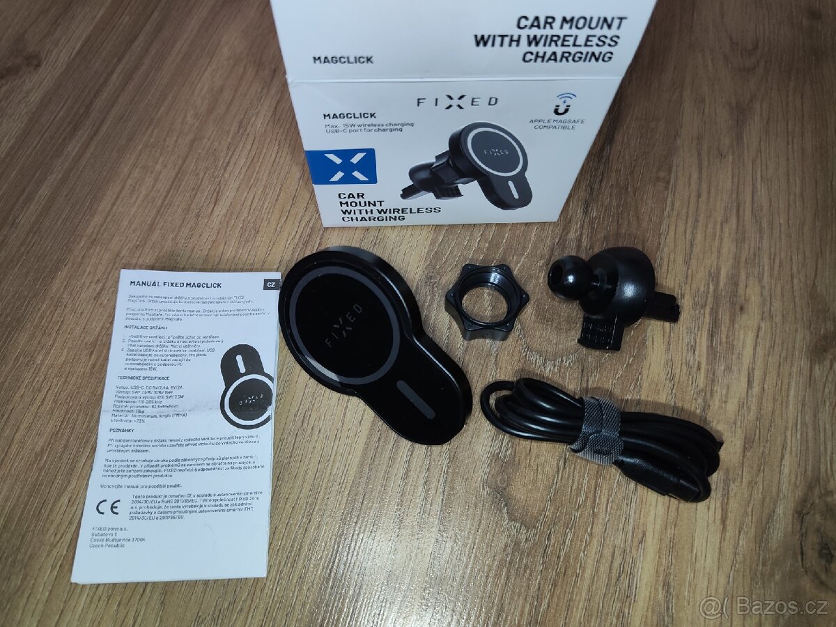 Magnetický držák na telefon s bezdrátovým nabíjením - 2