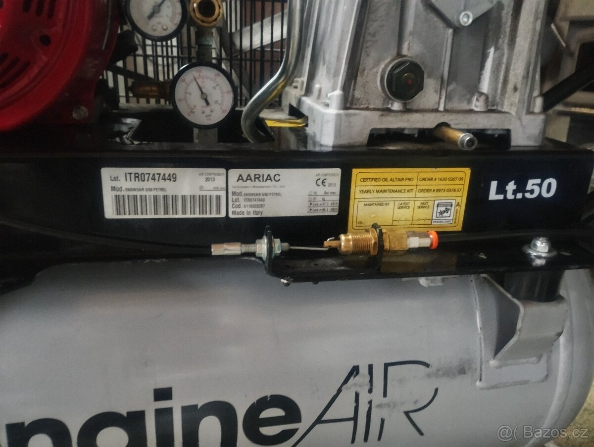 Kompresor 3,5kW benzinový - 2