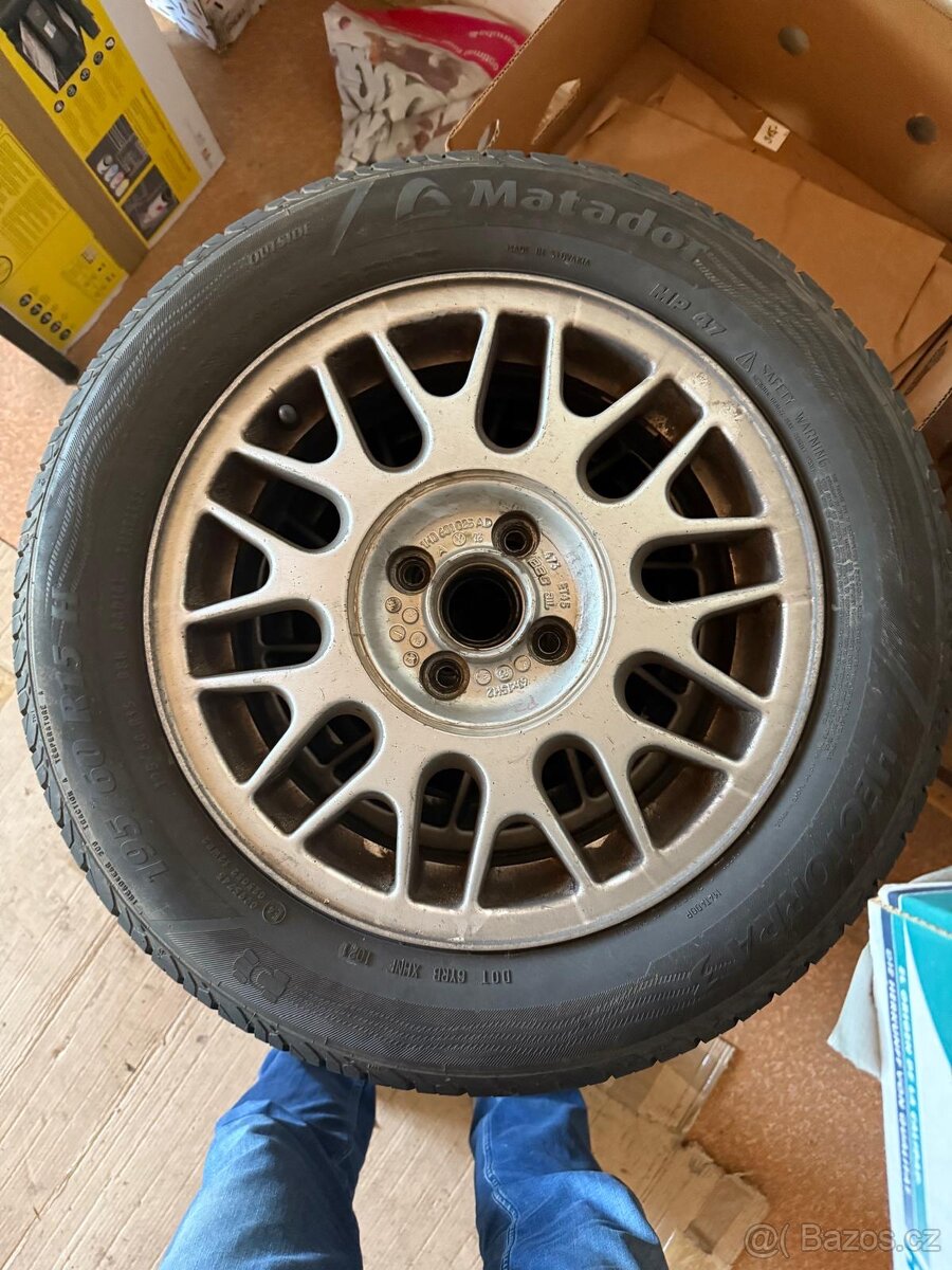 4x kolo s letní pneu Matador 195/60/R15/H - 2
