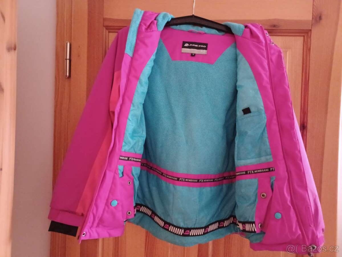Dívčí lyžařská bunda ALPINE PRO, vel. 152/158 - 2