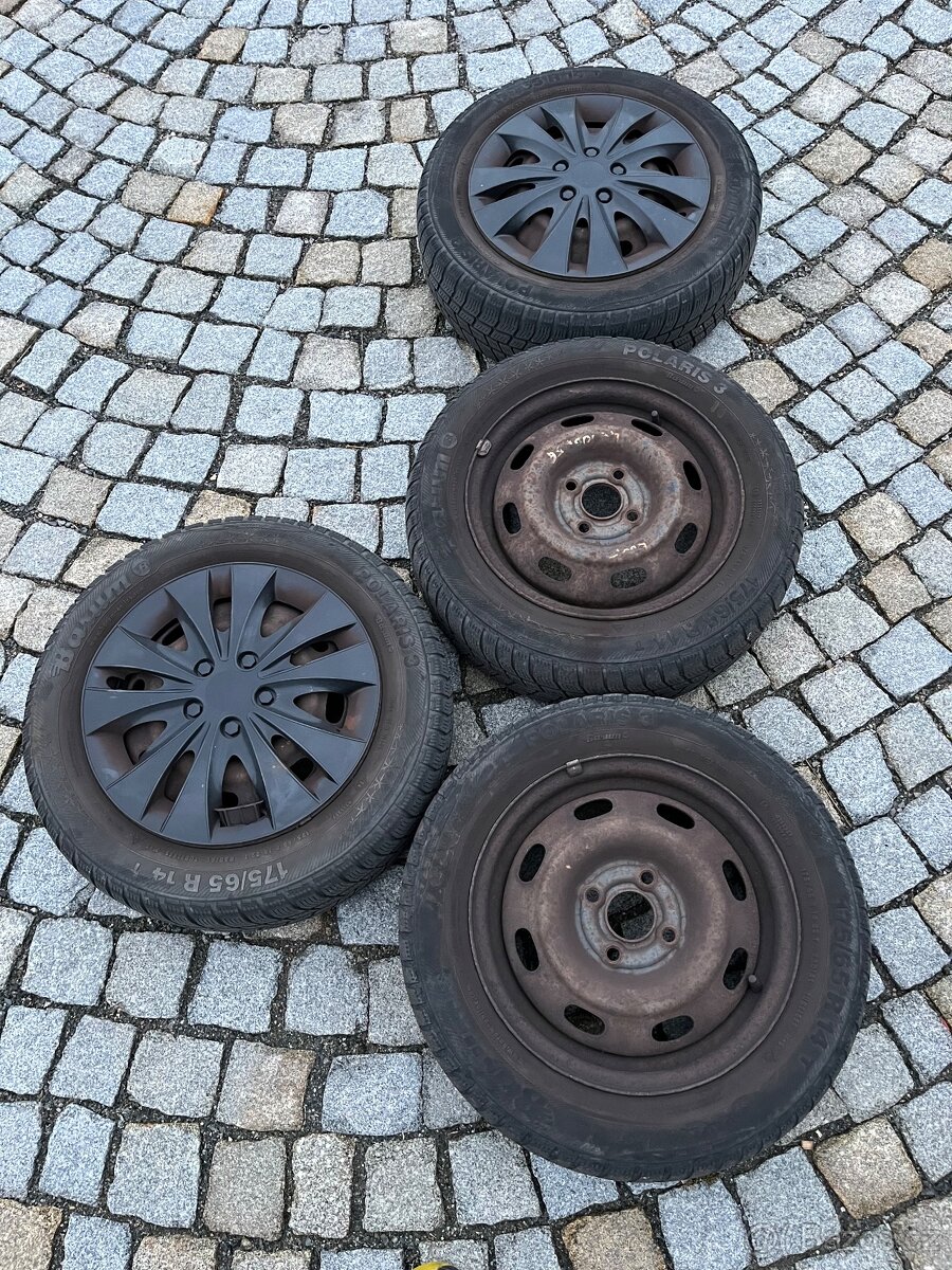 14”Plechové disky 4x100x56 - 2