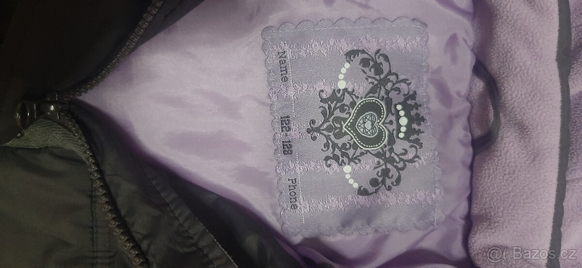 Dívčí zimní kabátek 122/128 - 2