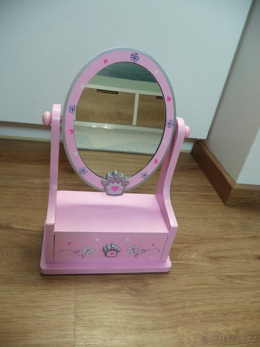 Dětské Zrcadlo šperkovnice 16,2x24,2x8,5cm - 2