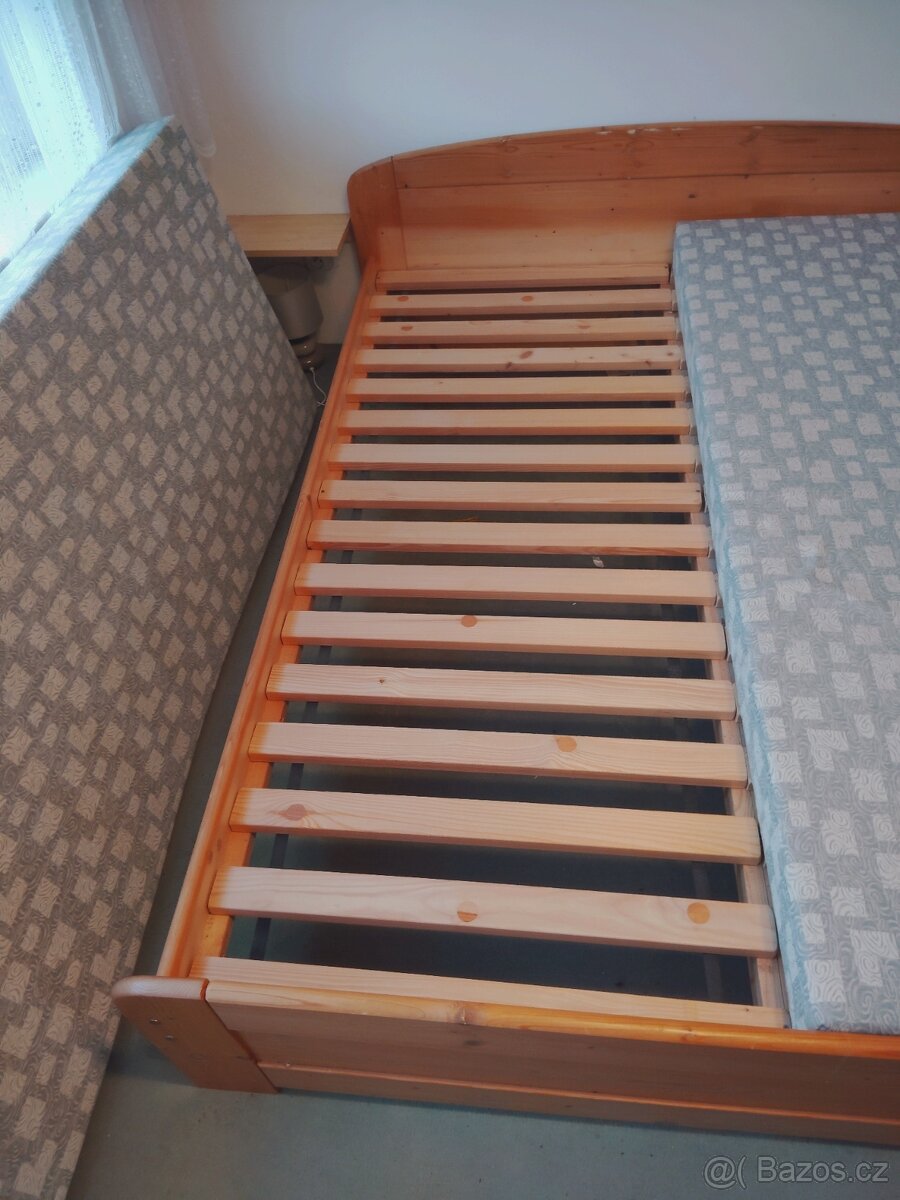 Manželská postel se 2 šuplíky - 2
