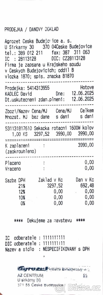 Sekačka rotační Black+Decker - 2