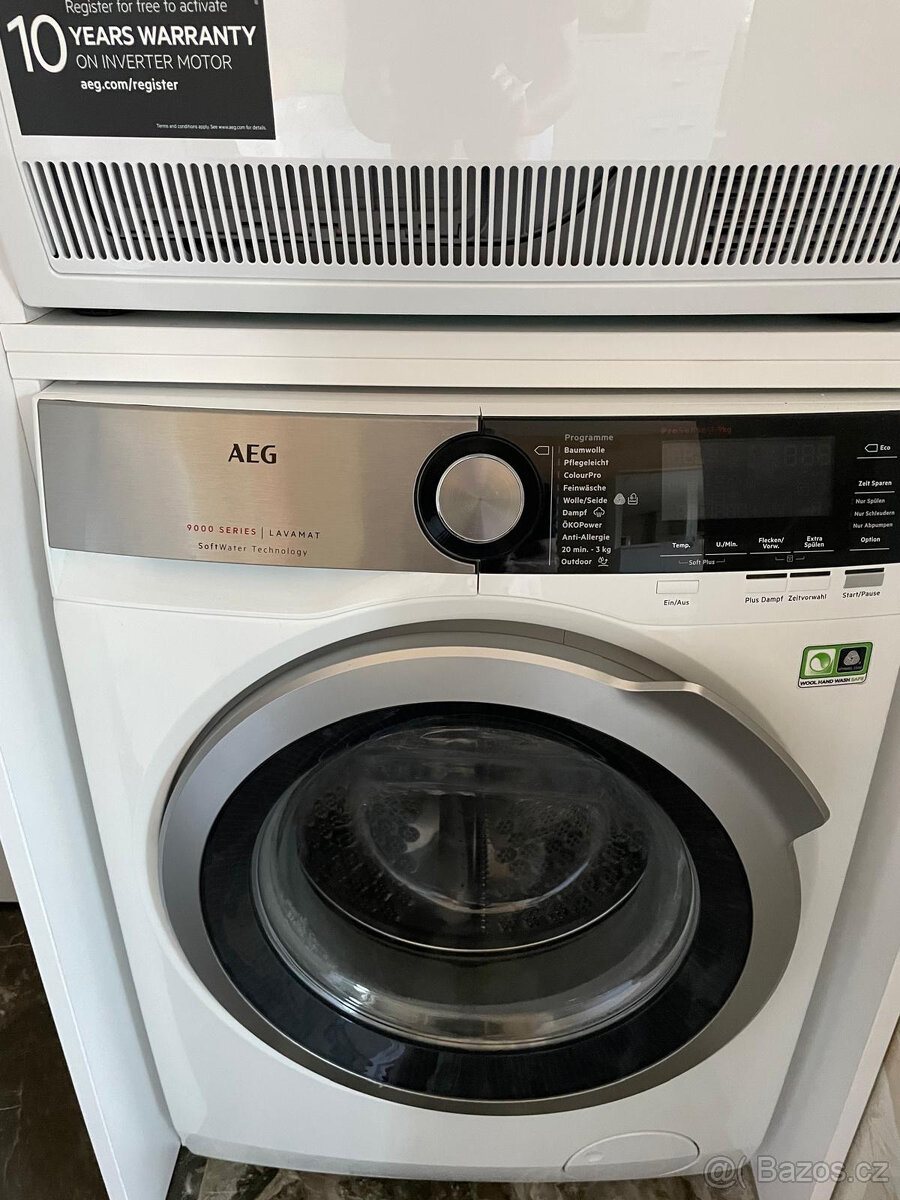 Pračka AEG SoftWater L9FBB49SC BlackEdition bílá-plněfunkční - 2