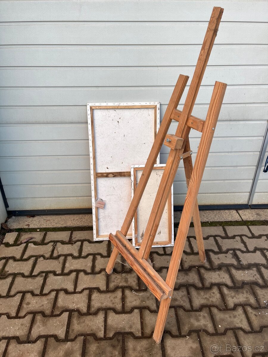 Prodám malířský stojan a plátna - 2