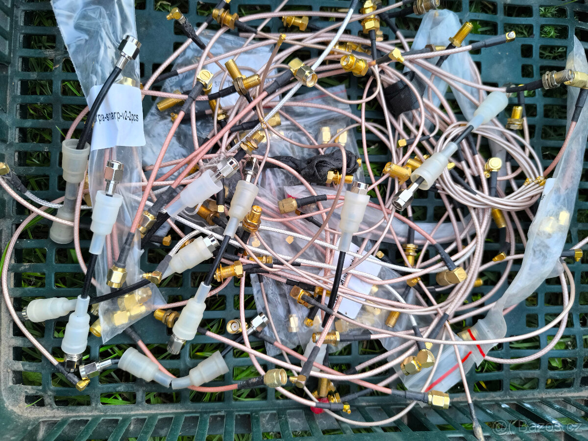 Pigtaily - koaxiální VF kabely, konektory N,RSMA, UFL, MMCX - 2