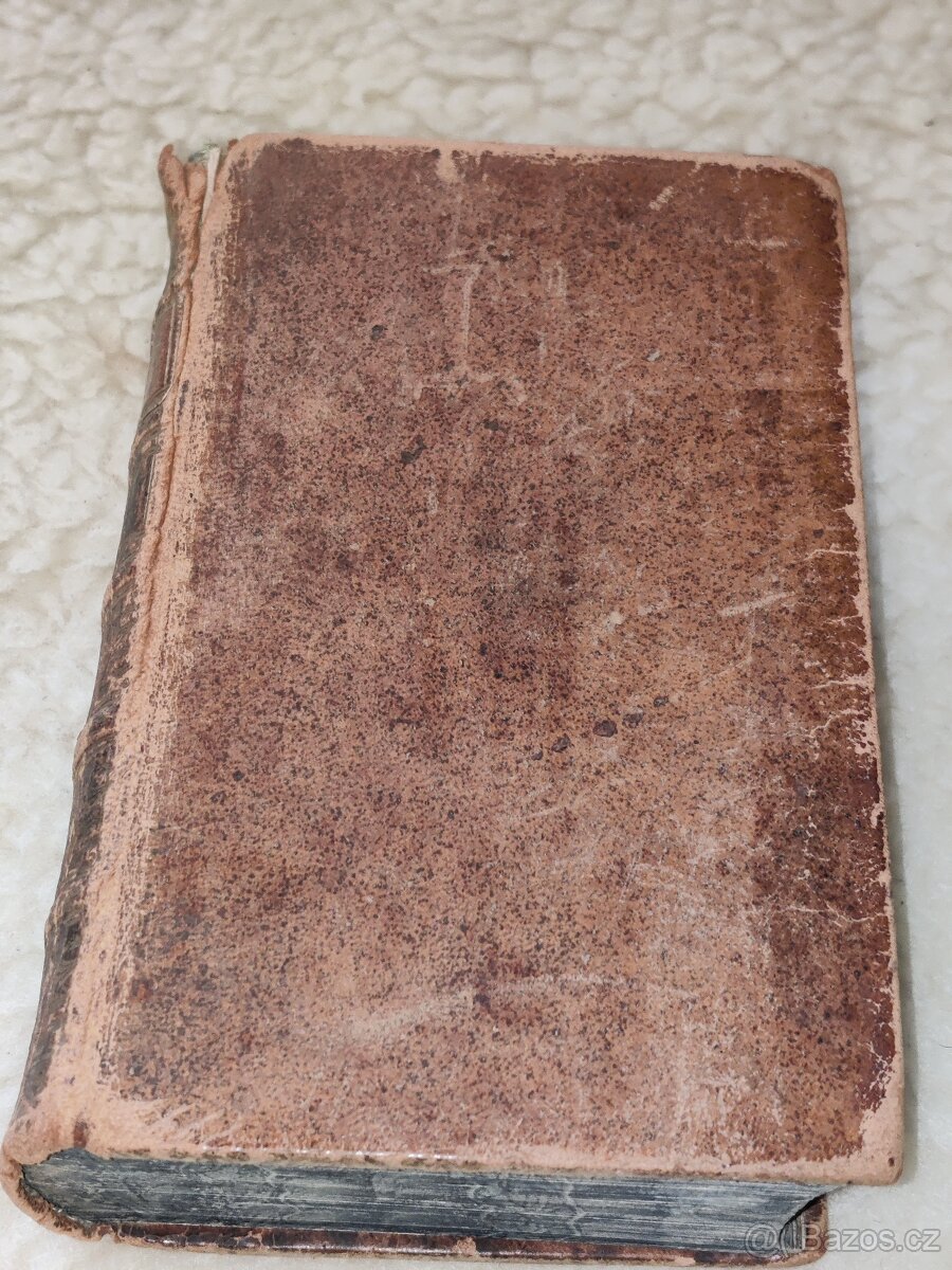 starožitná kniha z r.1773 - 2