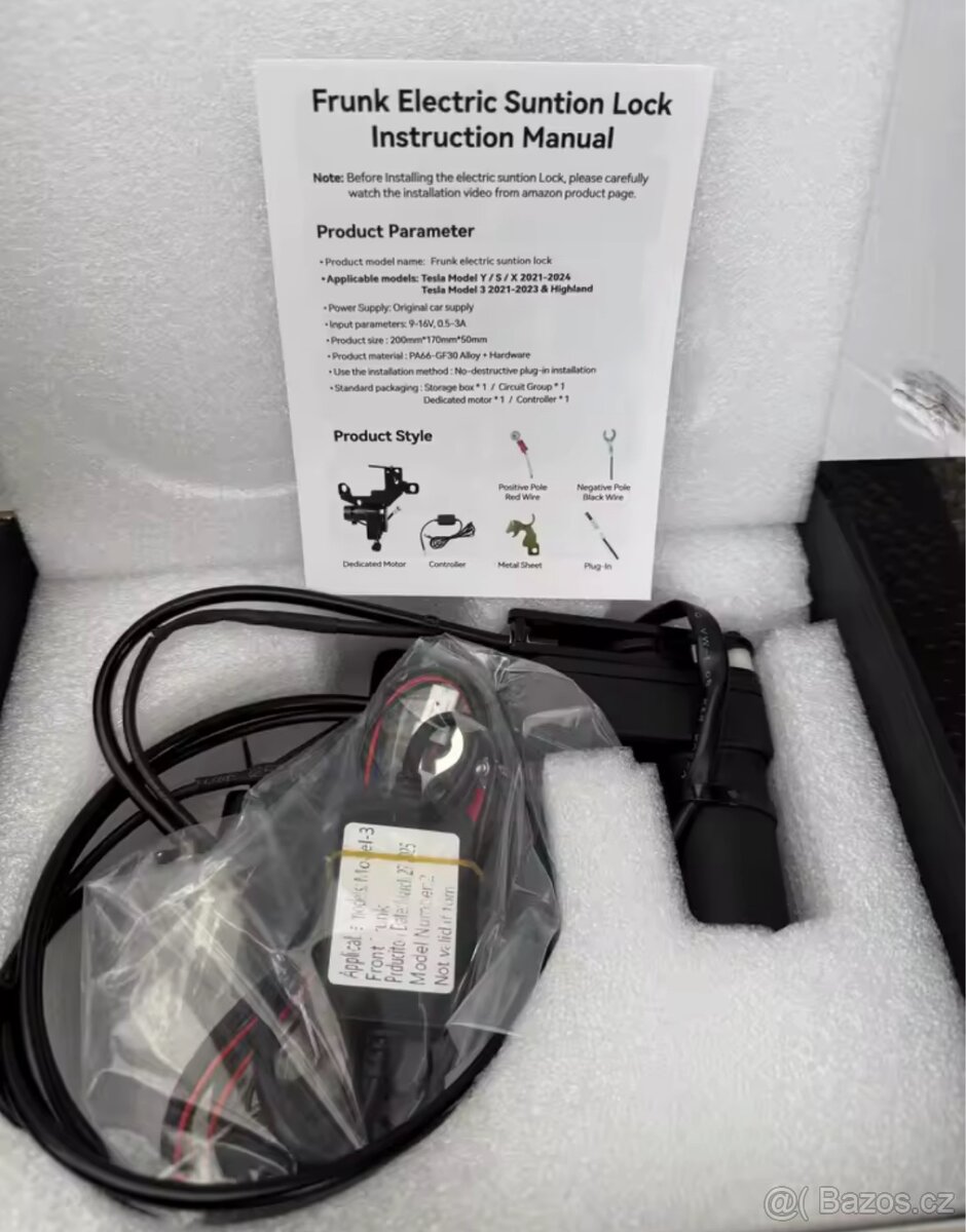 Elekrický dover franku na Tesla Y 2020-2024 - 2