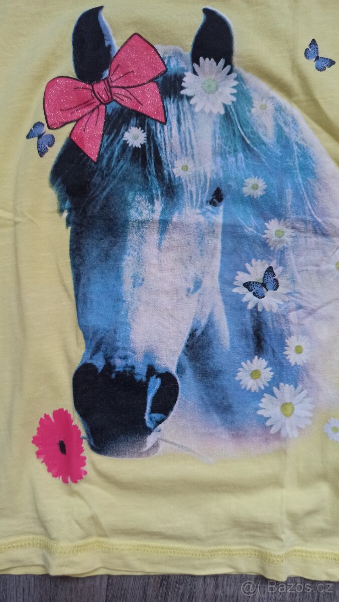 Žluté triko vel. 116 zn.Kiki&Koko - 2