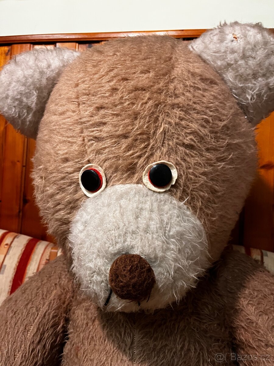 Historický Plyšový Medvěd Plyšák - 2