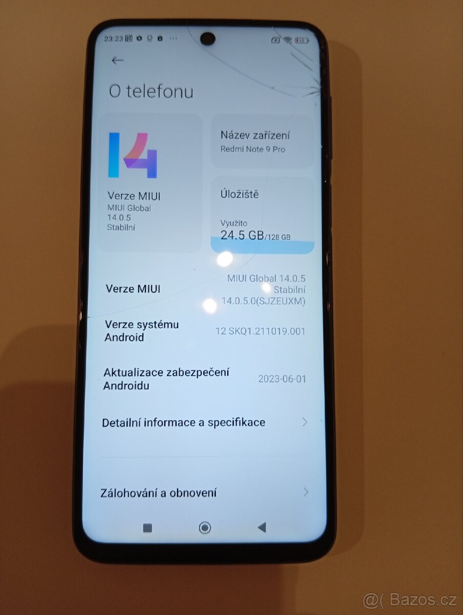 Xiaomi Redmi Note 9 Pro – 6GB RAM / 128GB – plně funkční - 2