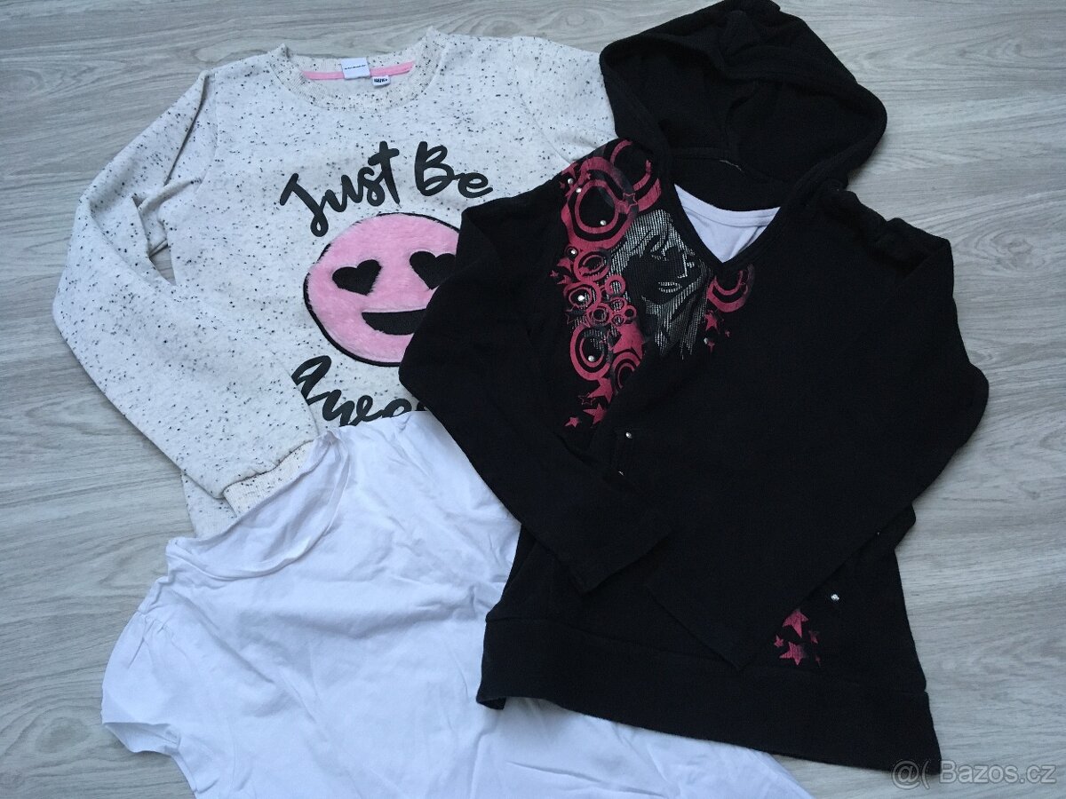 Balík dívčího oblečení vel. 128-140 - 2