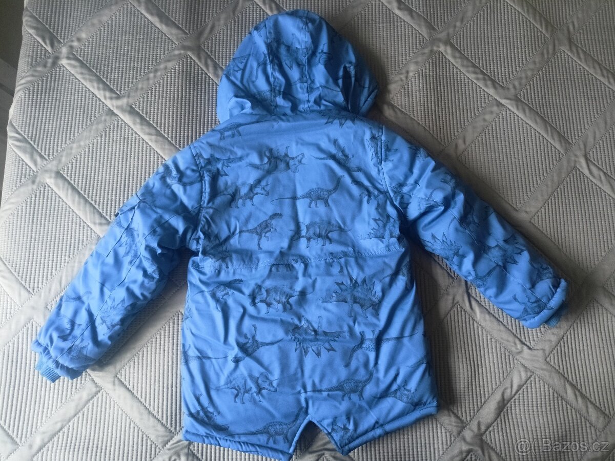 Nová dětská zimní bunda parka, vel.128 - 2