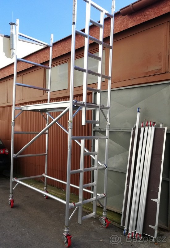 Profesionální hliníkové pojízdné lešení, věž - 2