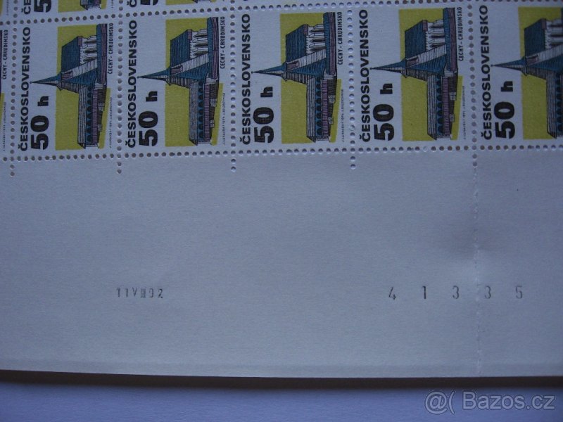 Poštovní známky Československo 1992 pof 3022 - 2