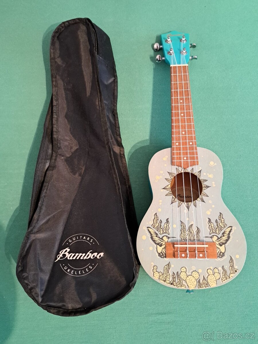 Ukulele Bamboo s obalem - 2