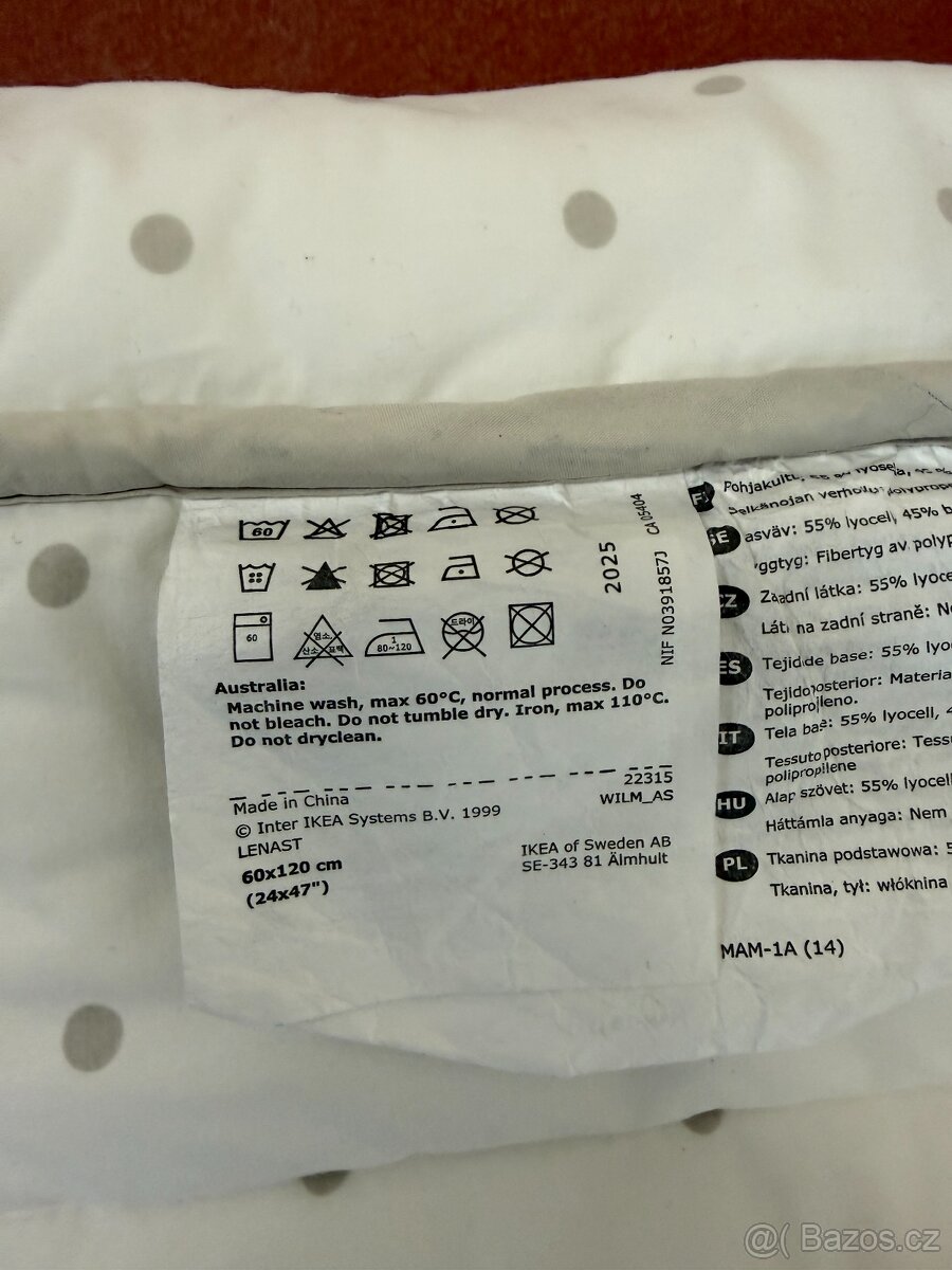 Mantinel do dětské postýlky - 2