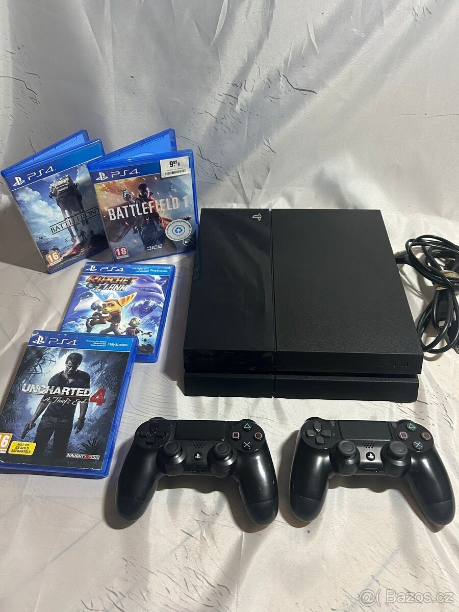PlayStation 4 1TB + 2 orig. Ovladače+ hry - 2