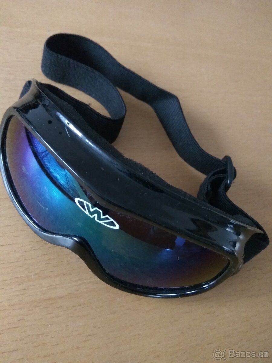 Dětské lyžařské brýle zn. WORKER - černé - 2