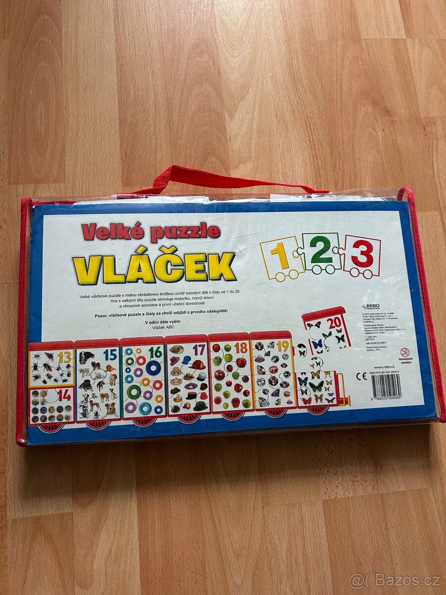 Puzzle vláček počítáme do 20 - 2