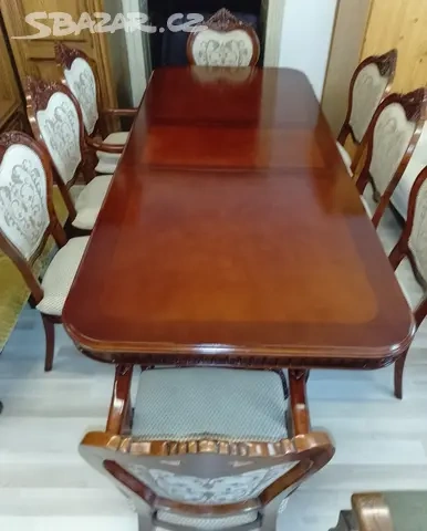 Luxusní vyřezávaná jídelní souprava - 2