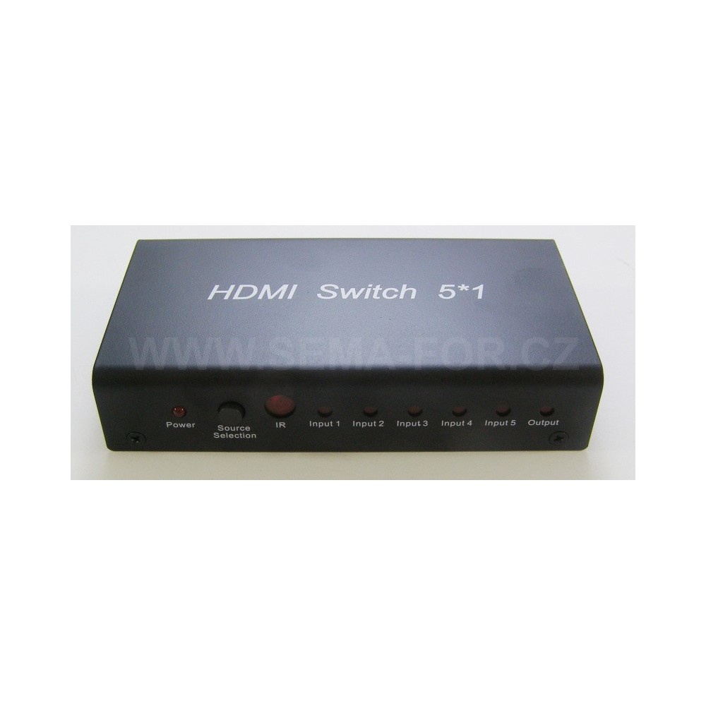 HDMI switch 5x vstup na 1 výstup - 2