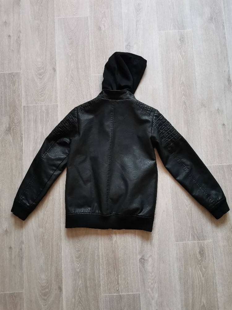Koženková bunda vel. 150 - 2