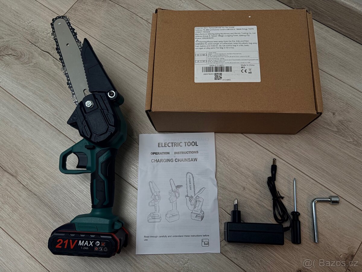 Malá akumulátorová řetězová pila - 2