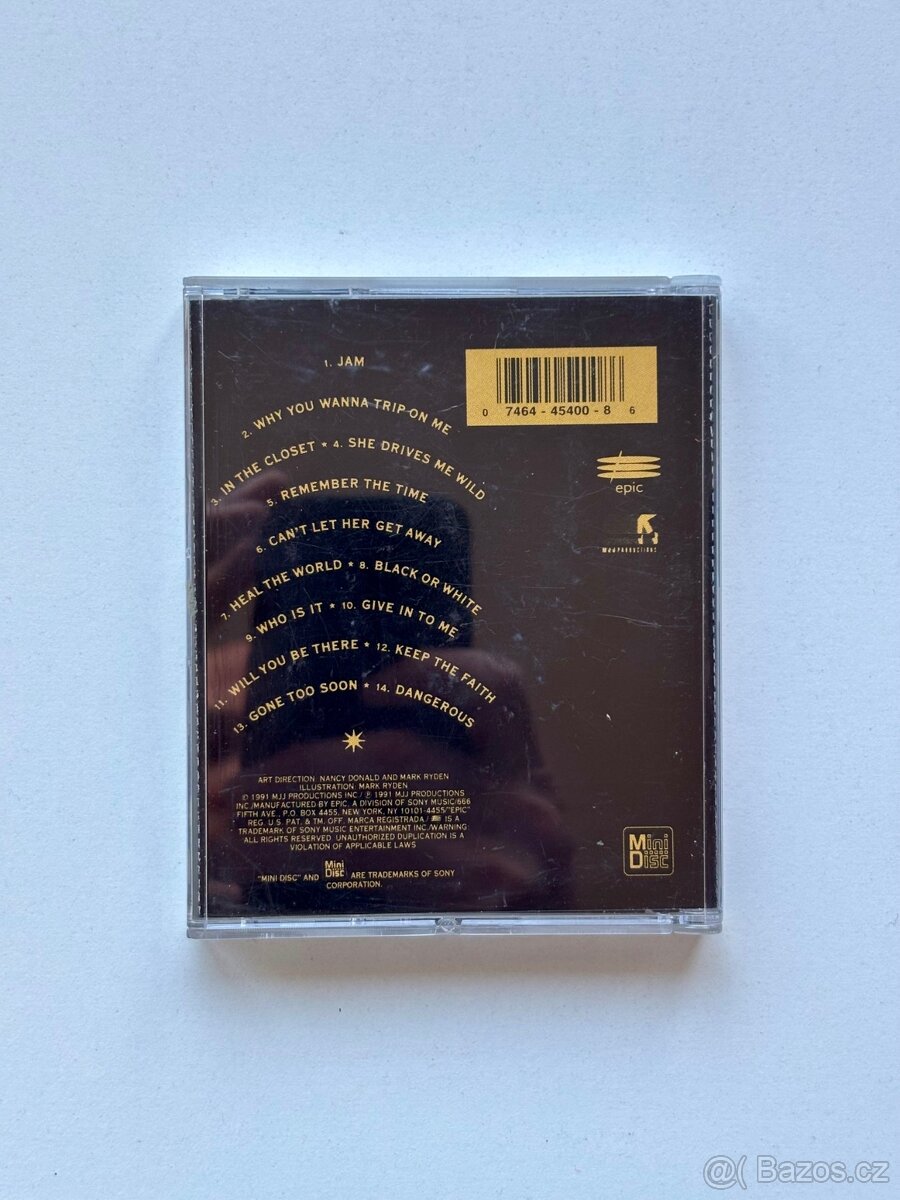 4 ks - Originální hudební MiniDisc - 2