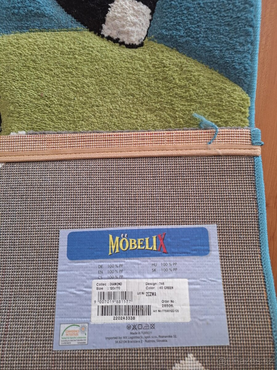 Dětský koberec traktor 170x120 - 2