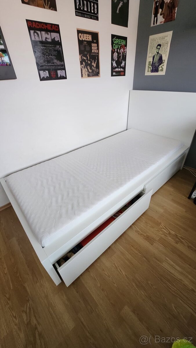 Postel Ikea Sultan Lade 90×200 - 2