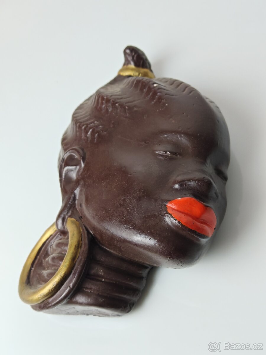 Dekorace Art-deco hlava - 2