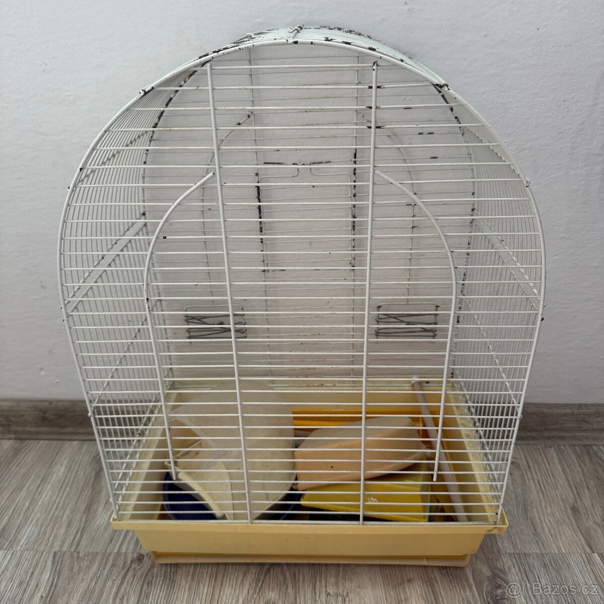 Kovová ptačí klec + vybavení - 2