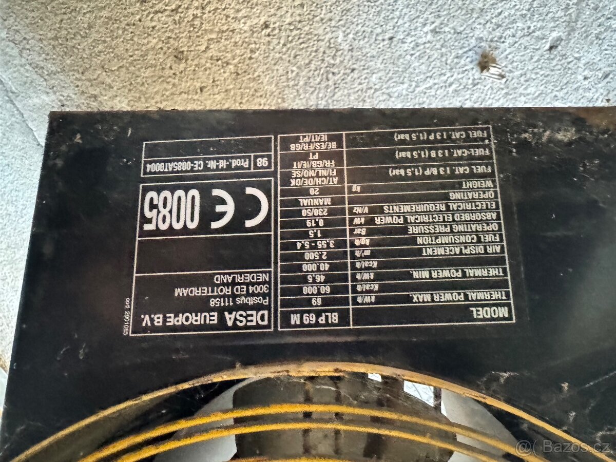 Topidlo Master BLP 69 M - 2