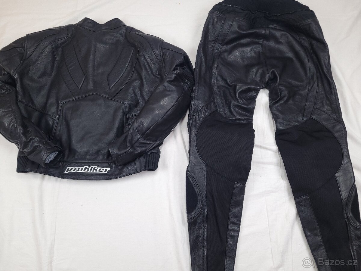 Probiker PRX Black pánska kožená moto kombinéza XL 54 - 2
