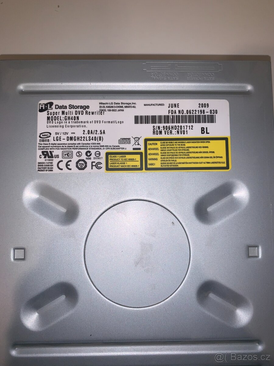 DVD-RW mechanika - LG GH40N SATA (čtení/zápis DVD i CD) - 2