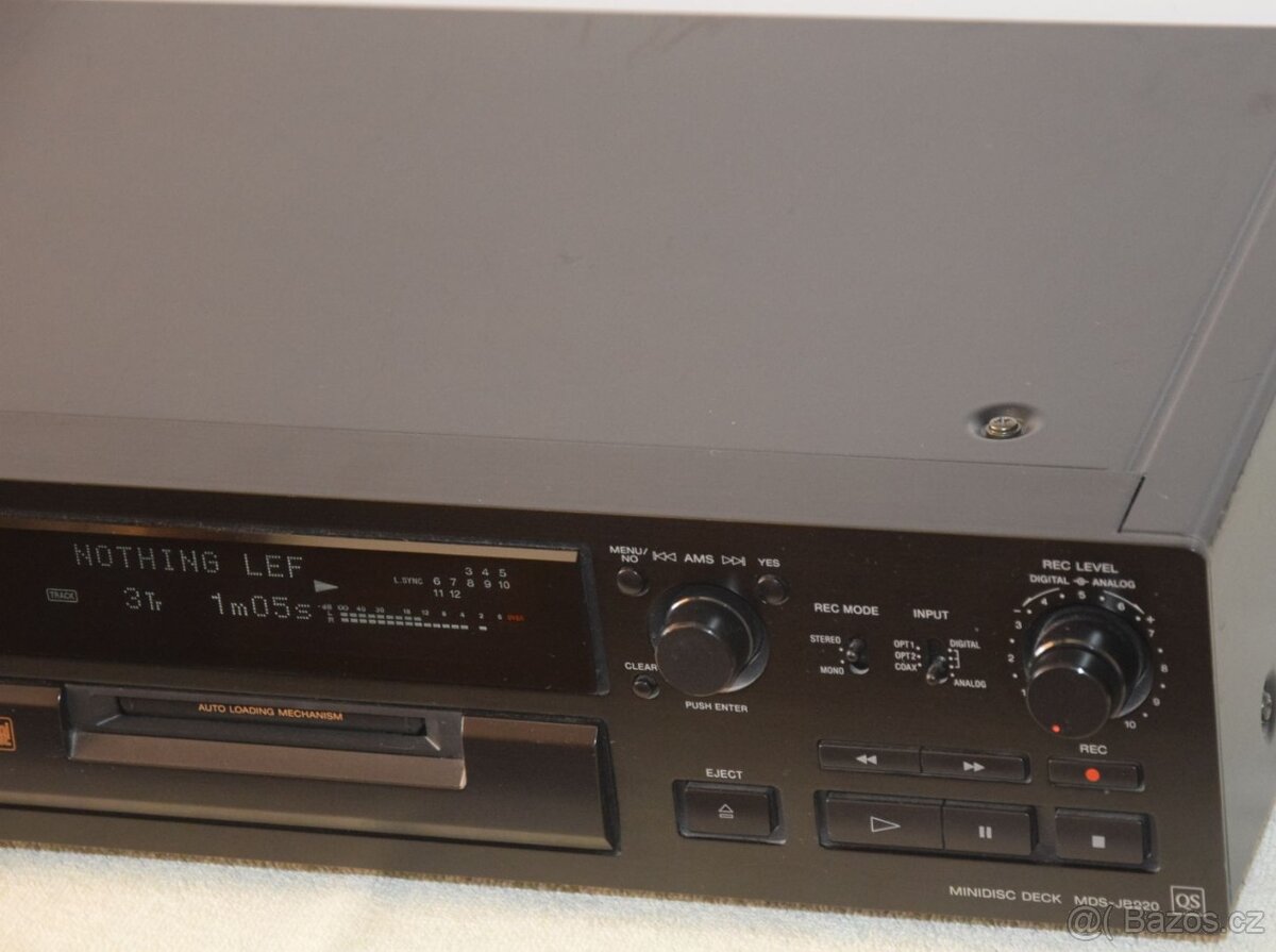 Minidisc SONY MDS-JB 920, DO, manuál, QS řada, MD disky - 2