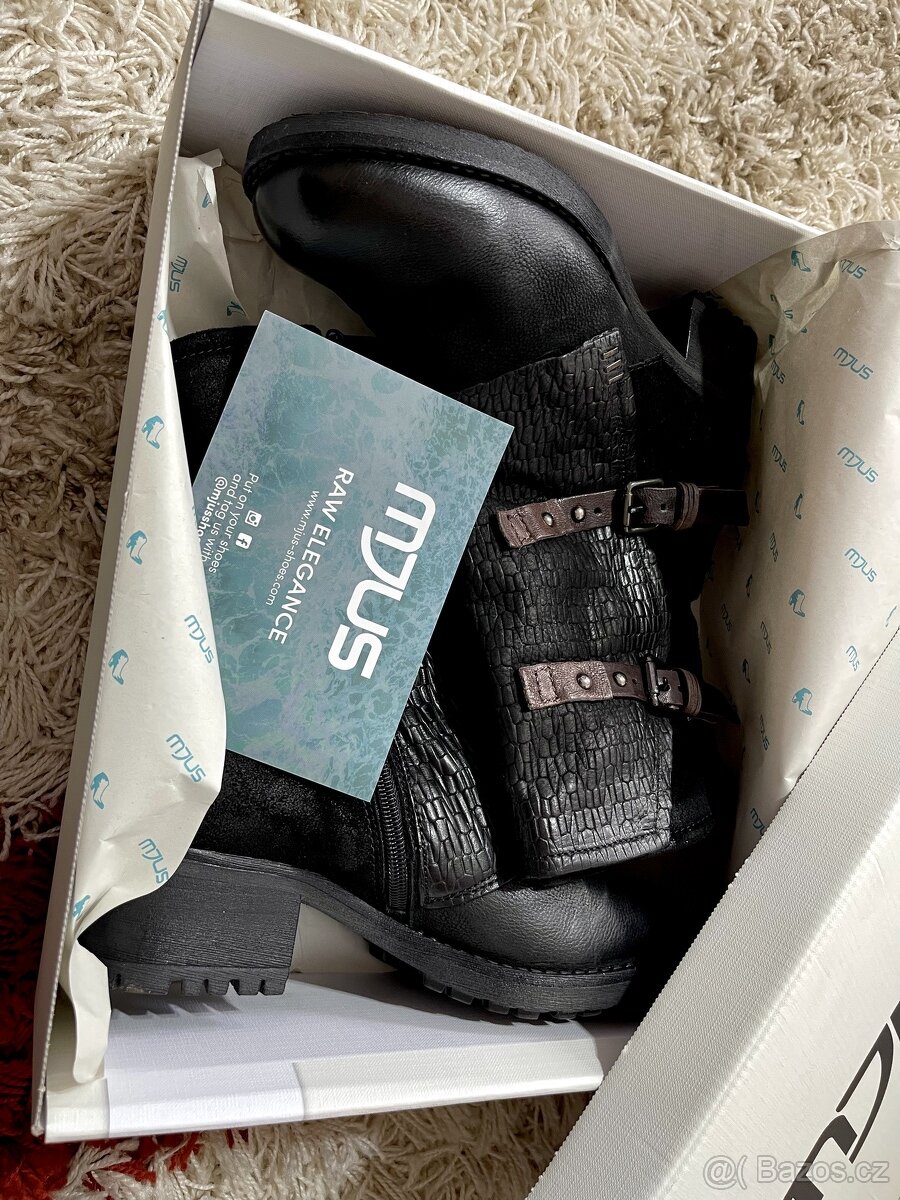 Dámské kozačky MJUS - kožené - 2