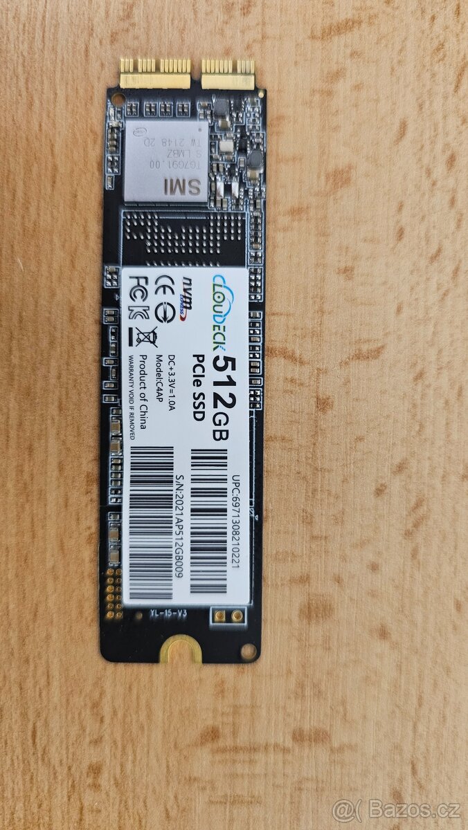 SSD disky pro Mac 512 GB – CloudEck + Timetec (2 kusy) - 2